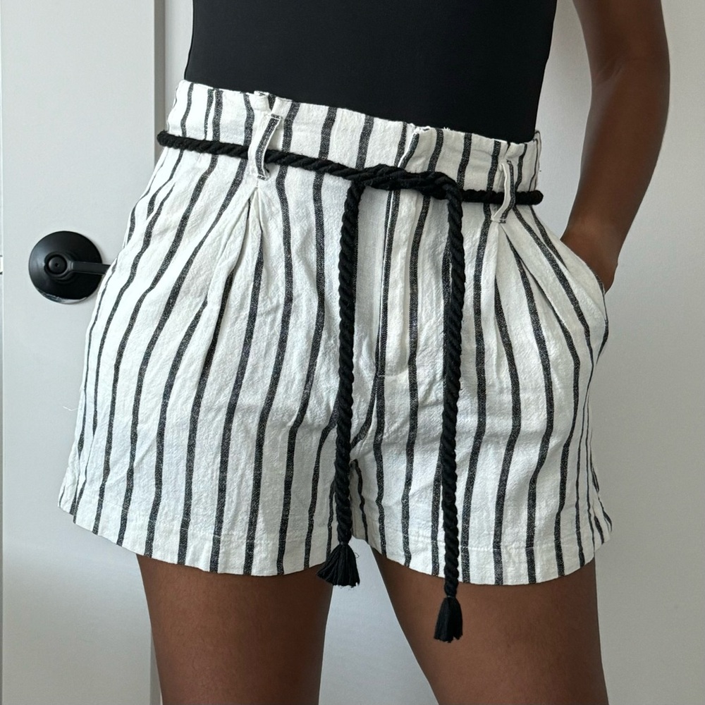Forever 21 Striped Linen Short